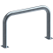 Anti-nudge hoop |  76 x 2,6 mm | without cross bar | to be fixed by plugs | total width: 1000 mm | total height: 650 mm | hot-dip galvanized
